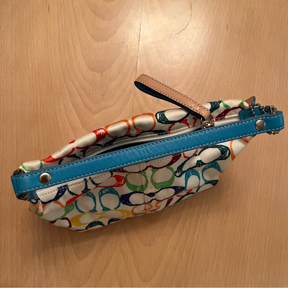 COACH Limited Edition Multicolour Mini Scribble Purse - Picture 4 of 7